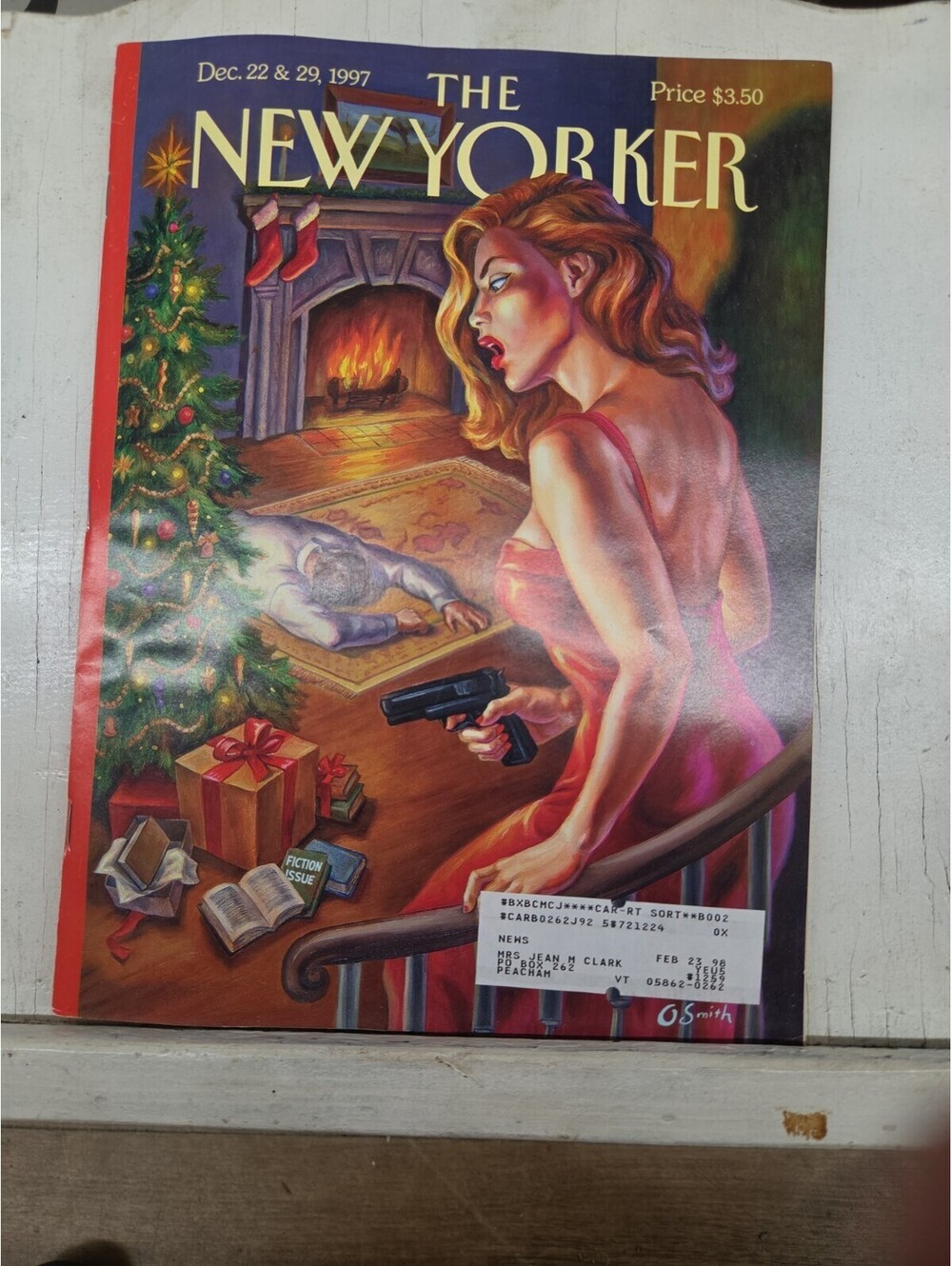 The New Yorker Dec 22 & 29 1997 Full Issue Cover by Owen Smith